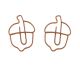 cute acorn shaped paper clips, fruit decorative paper clips for gifts & paperwork