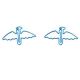 angel decorative paper clips, fun shaped paper clips for gifts & faith