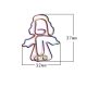 angel shaped paper clips, decorative paper clips for gifts & religion