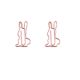 rabbit decorative paper clips, animal shaped paper clips for gifts & documents