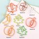 Autumn shaped paper clips, cute decorative paper clips for fall season theme
