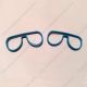eyeglasses shaped paper clips, specs decorative paper clips for gifts & accessories