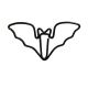 bat decorative paper clips, fun decorative paper clips for gifts