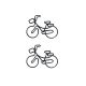 bicycle shaped paper clips, bike decorative paper clips for gifts & branding