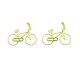 bike shaped paper clips, bicycle decorative paper clips for gifts & ornaments