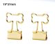 bone decorative binder clips, custom gold binder clips for gifts