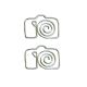 camera shaped paper clips, cute decorative paper clips for gifts & events