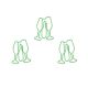 fun cheers shaped paper clips, wine cup decorative paper clips