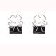 clover decorative binder clips, custom binder clips