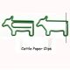 cow decorative paper clips, cattle shaped paper clips