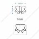 cow udder shaped paper clips, cute decorative paper clips