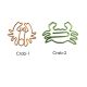 crab animal shaped paper clips, cute decorative paper clips for gifts & accessories