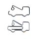 fun crane shaped paper clips, custom vehicle decorative paper clips