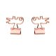 crocodile decorative binder clips, gold alligator binder clips