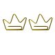 crown shaped paper clips for gifts & decor, cute decorative paper clips