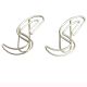 fun letter S shaped paper clips, fancy promotional paper clips
