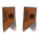 printed stainless steel paper clips, logo promotional paper clips