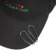 hat brim clips in deer track outline, deer track cap clips