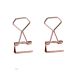 diamond decorative binder clips, mini gold binder clips
