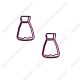 skirt shaped paper clips, dress decorative paper clips