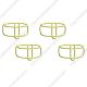 music shaped paper clips in drum outline