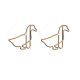duck decorative paper clips, animal shaped paper clips