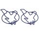 eagle shaped paper clips, decorative animal paper clips for gifts