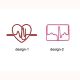 ECG decorative paper clips, EKG shaped paper clips for gifts & stationery