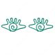 eye shaped paper clips, decorative paper clips for gifts & branding