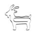 goat animal shaped paper clips, cute decorative paper clips for gifts and office