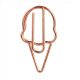 icecream shaped paper clips in rose gold for kids & summer theme