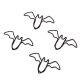 halloween bat shaped paper clips, cute decorative paper clips
