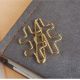 brace shaped paper clips, cute decorative paper clips