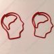 head shaped paper clips, cute decorative paper clips for gifts