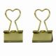 heart decorative binder clips, custom binder clips for gifts
