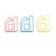 house paper clips, cute decorative paper clips