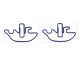 huge ship shaped paper clips, cute decorative paper clips for gifts & paperwork