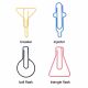 laboratory decorative paper clips, shaped paper clips for gifts