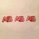 Letter-AB Shaped Paper Clips, "AB" Initial / Monogram Decorative Clips, Custom Paired Letters Clips