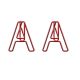 letter A shaped paper clips, cute decorative paper clips for gifts