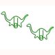 Loch Ness Monster shaped paper clips, cute decorative paper clips for gifts & stationery