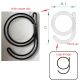 letter g shaped paper clips, decorative paper clips for gifts & branding