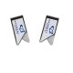 custom printed paper clips, logo printed metal bookmarks
