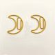 moon shaped paper clips, cute decorative paper clips for gifts