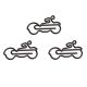 cute motorcyle decorative paper clips, fun shaped paper clips