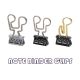 cute note decorative binder clips, custom binder clips