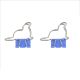 otter decorative binder clips, custom binder clips for gifts