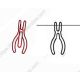 pliers shaped paper clips, cute decorative paper clips for engineering