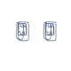 SIM card shaped paper clips, decorative paper clips
