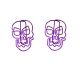 Skull Shaped Paper Clips | Custom Decorative Paper Clips for Gothic, Halloween & Edgy Gifts (1 dozen)